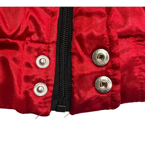 M2-64 ULTRA GAME NWT Miami Heat Varsity Jacket Windbreaker Red Small - Picture 6 of 13